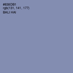 #838DB1 - Bali Hai Color Image